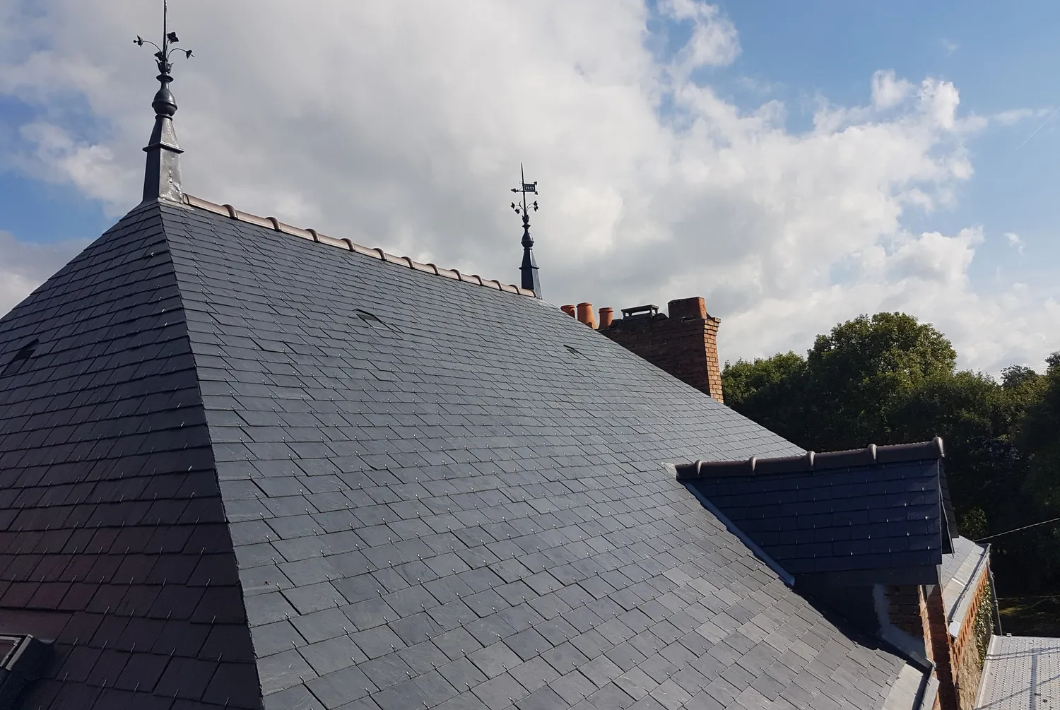 pose de velux la dominelais